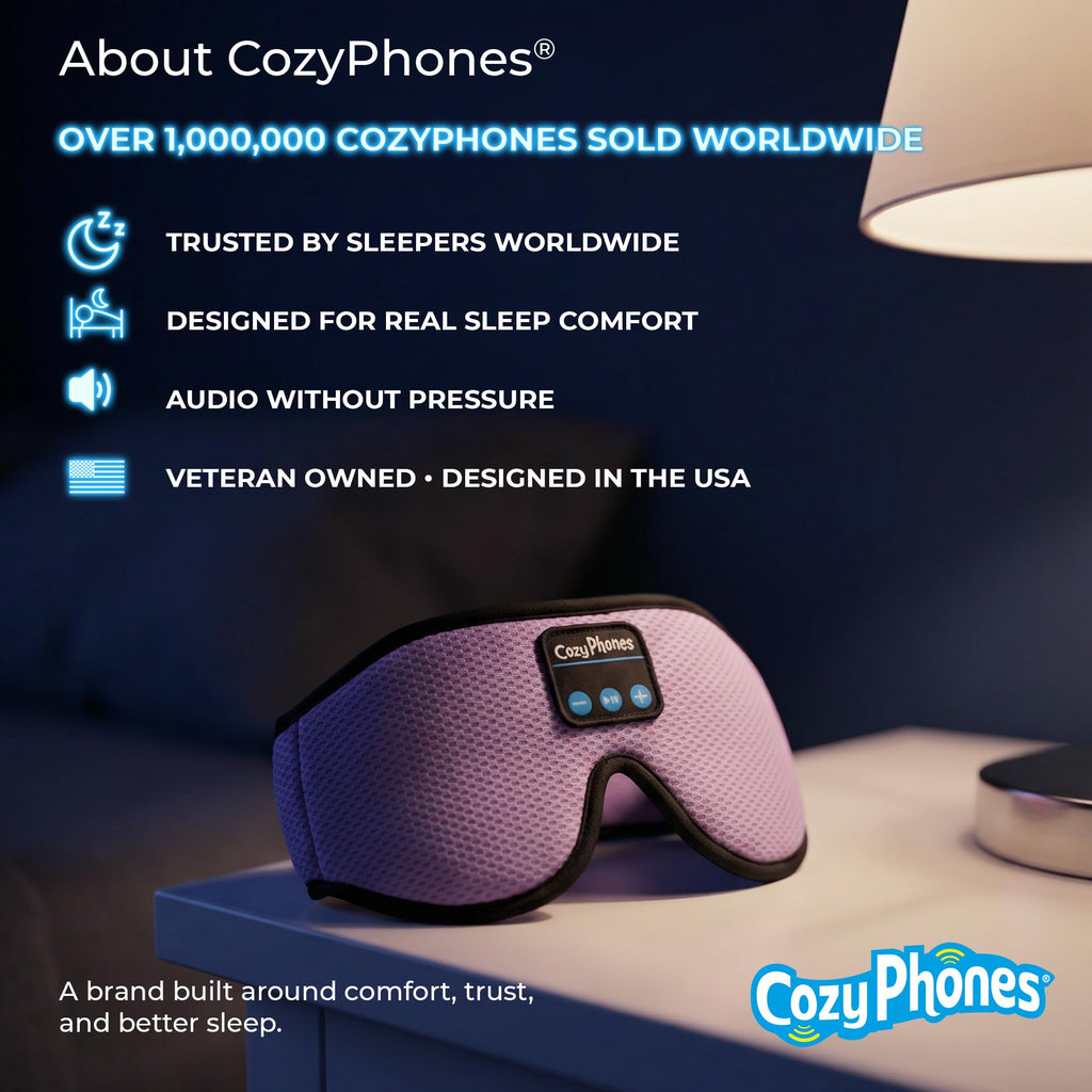 Bluetooth Sleep Mask Headphones Grey E96144