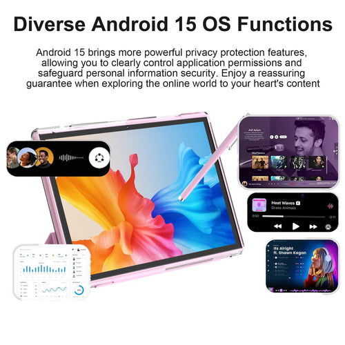 10 Inch Android Tablet with Case Stylus 8GB RAM 32GB ROM D56581