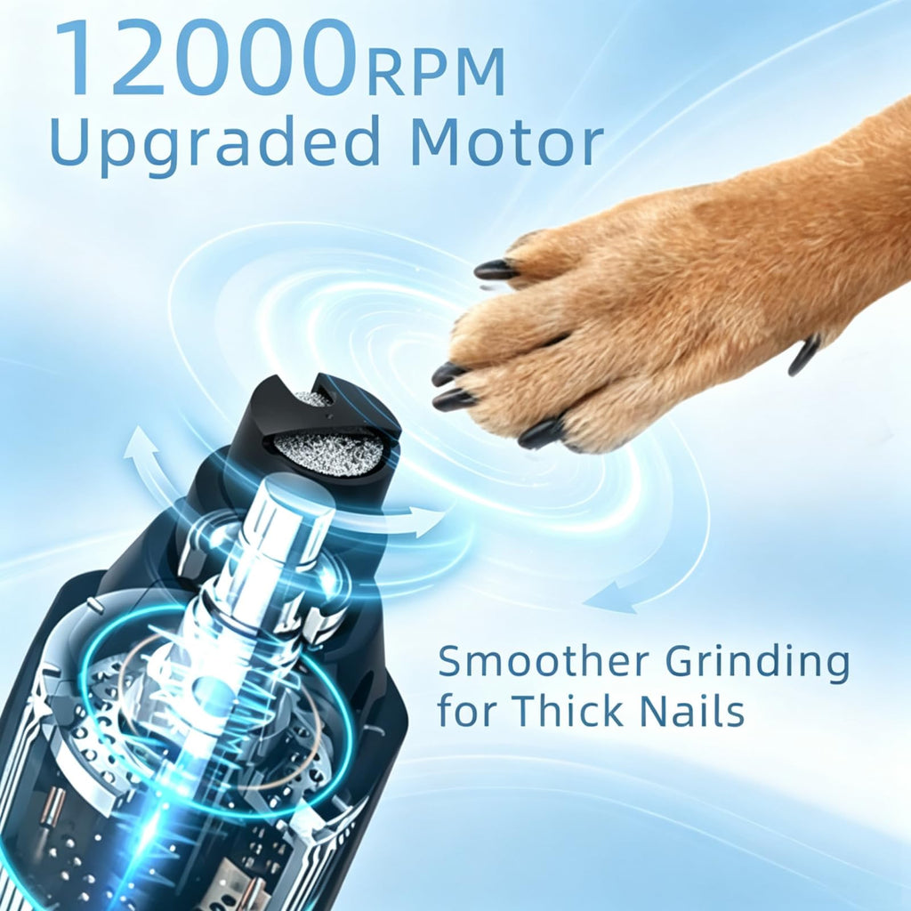 Dog Nail Grinder with 3 Ports, 2 Speeds J701049