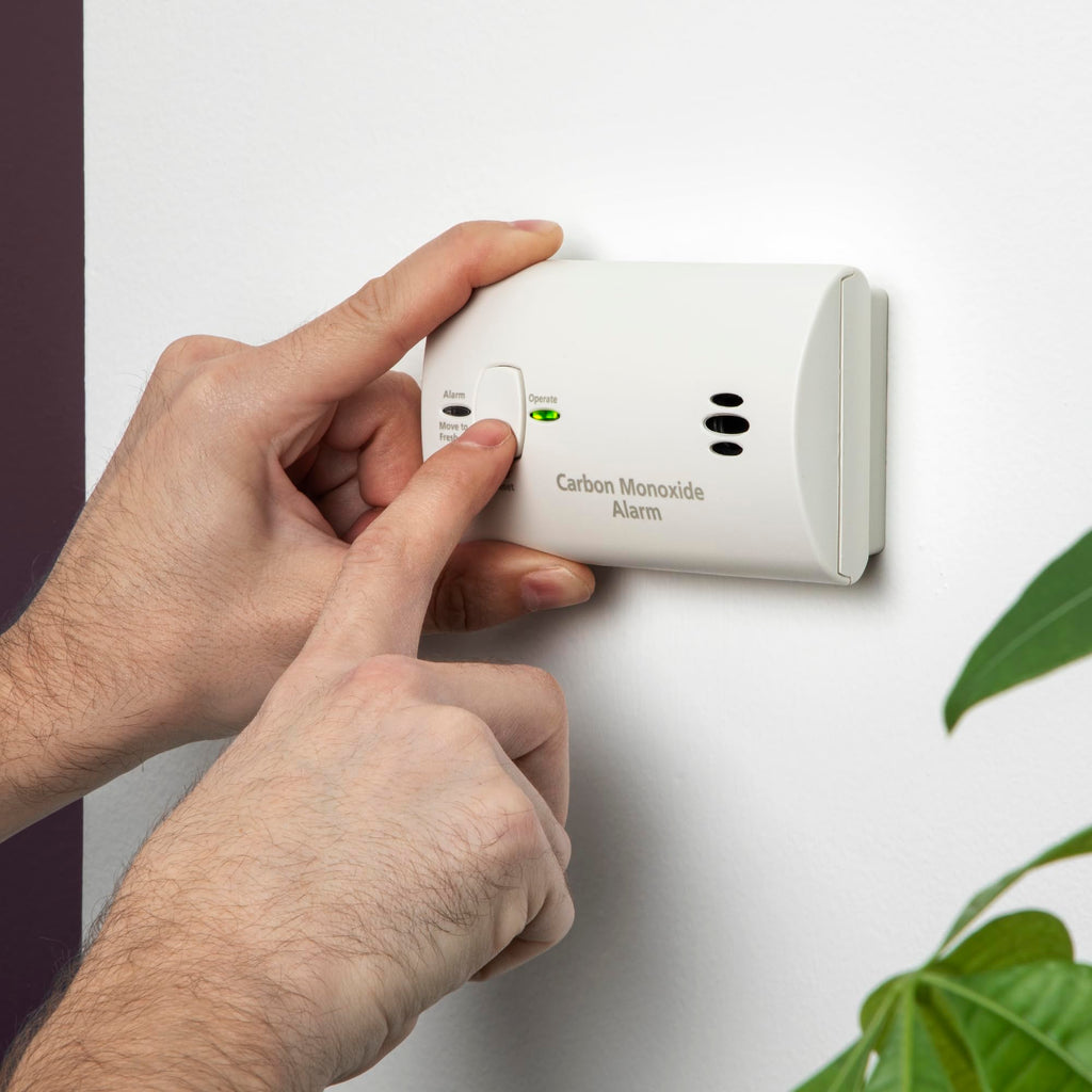 Carbon Monoxide Detector, AA Battery Powered, 85 dB Alarm, 6 Pack X721700