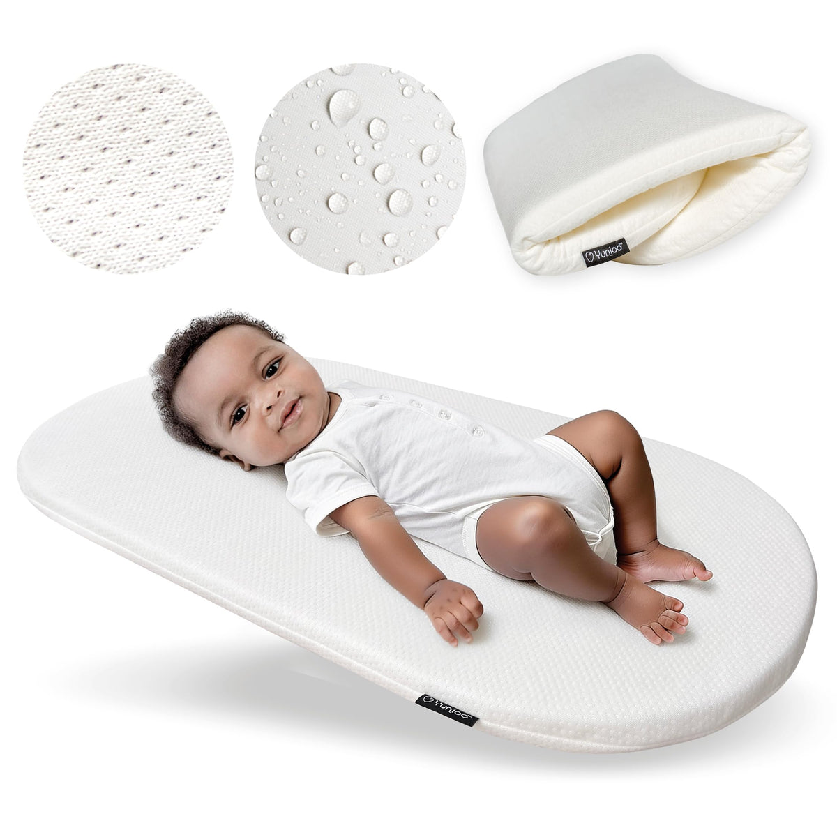 Foldable Baby Changing Pad 29” x 15” Waterproof Ultra Soft H606414