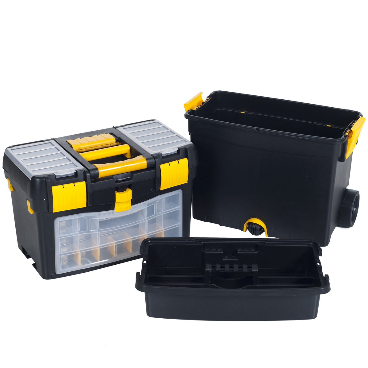 Portable Stackable Toolbox with Wheels and Drawers A5203