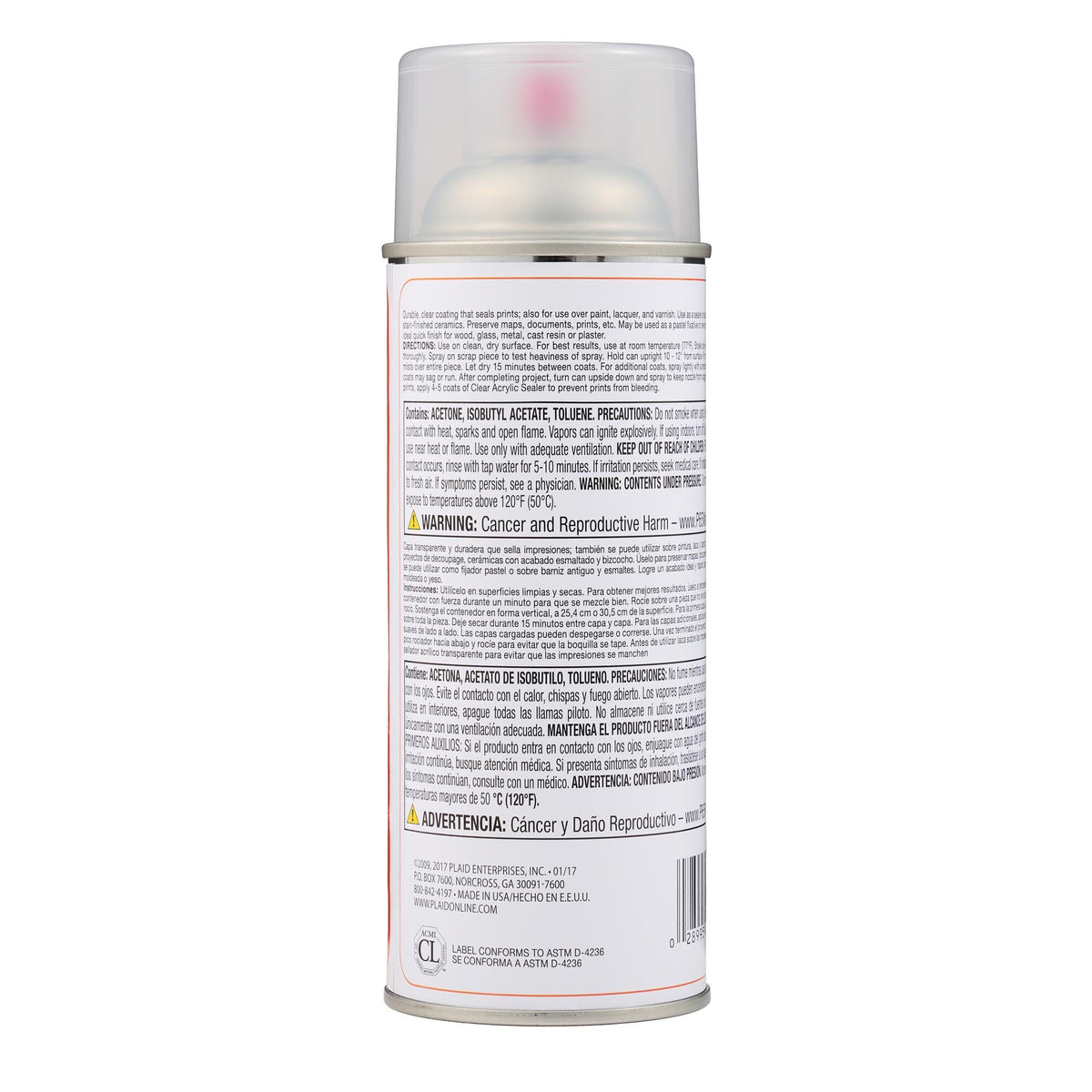 Acrylic Sealer Spray, 12 ounce, Gloss P9524