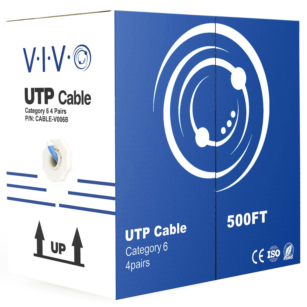 Blue 500ft Bulk Cat6 Wire N785382