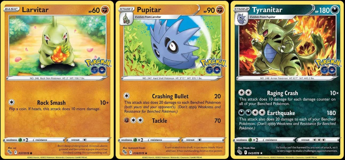 Pokemon Go Foil Evolution Card Lot G70977