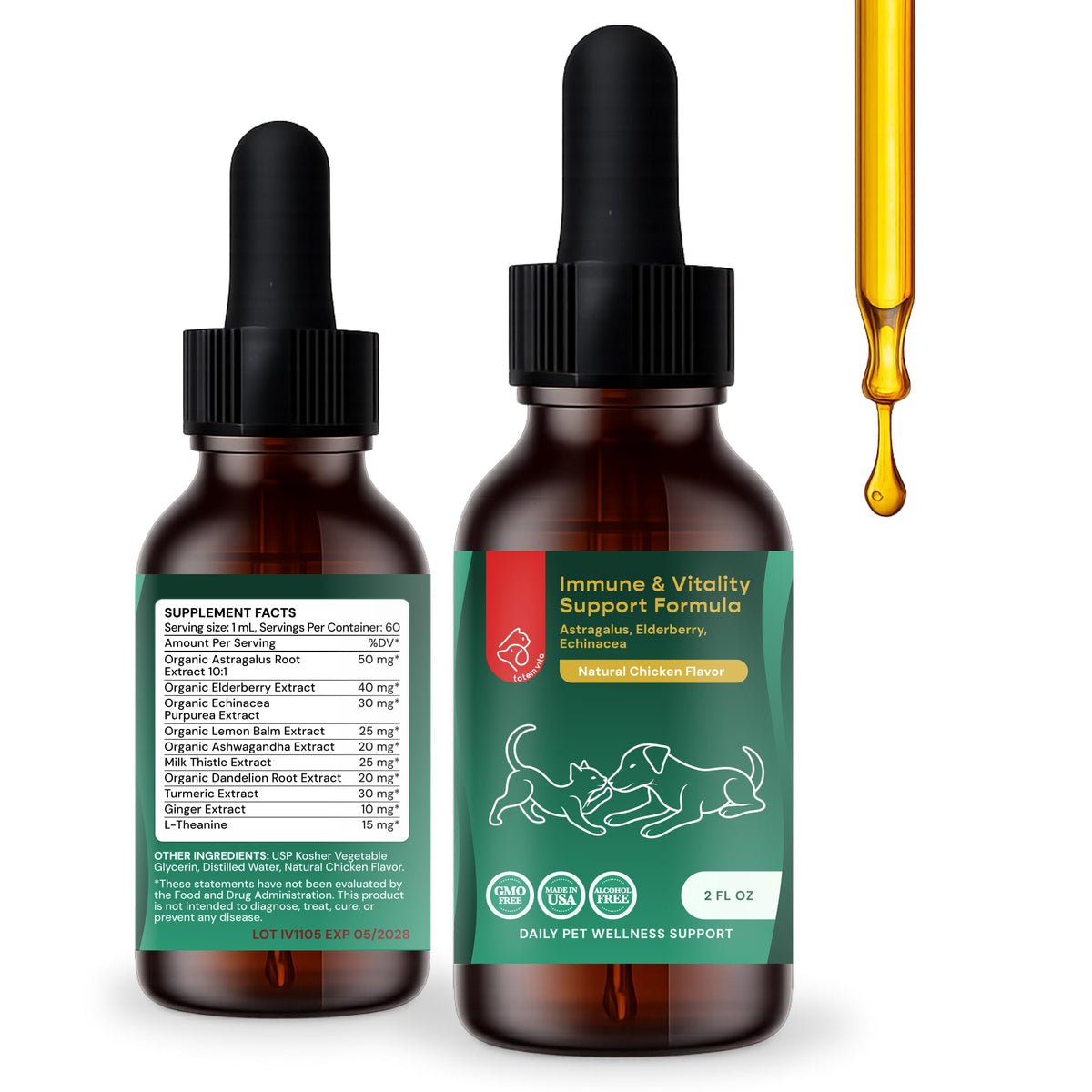 Liquid Immune Support for Dogs & Cats 2 fl oz X306