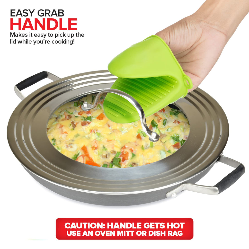 Tempered Glass Universal Lid for Pots & Pans R9688