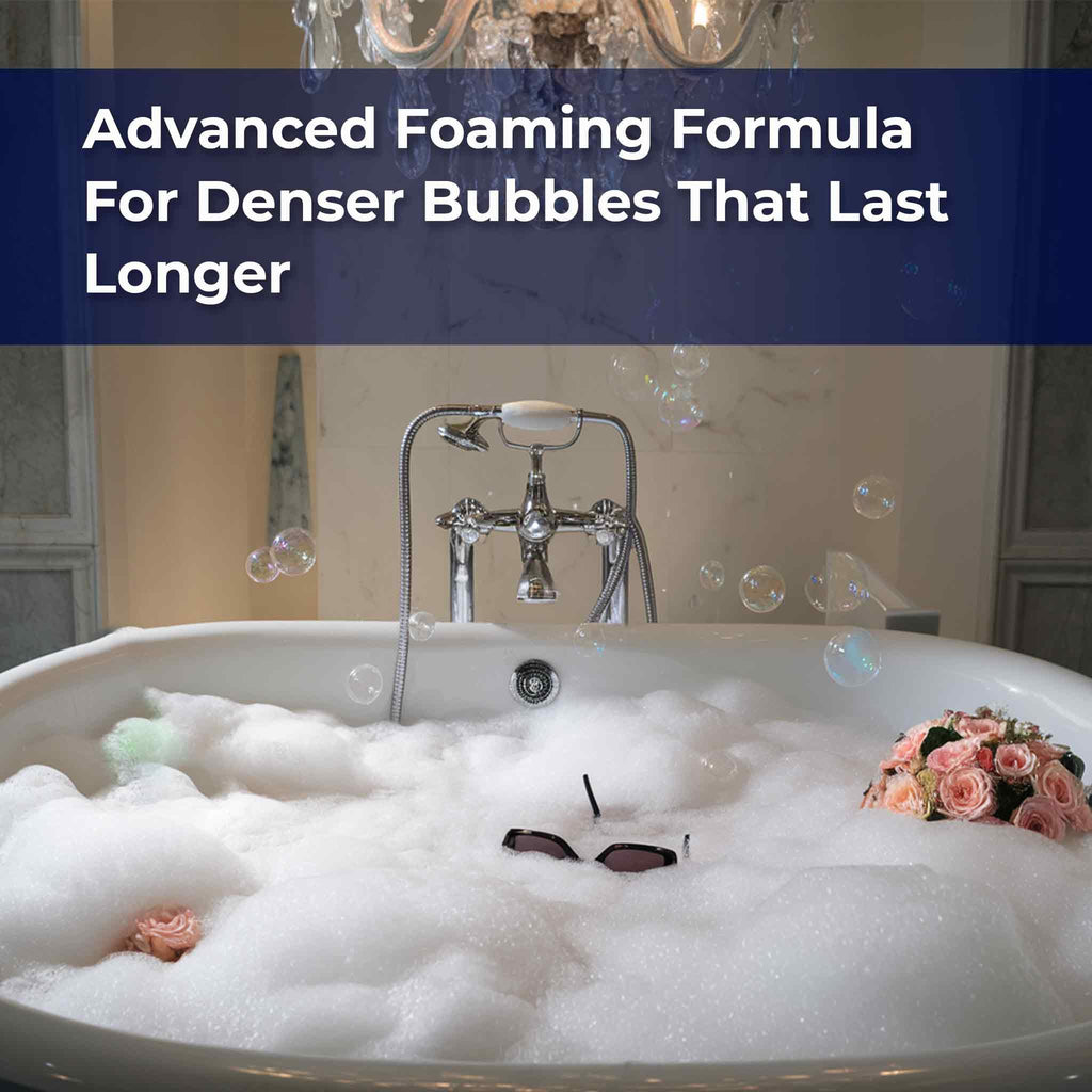 Scented Foaming Bubble Bath with Essential Oils and Epsom Salt, 33.8 fl oz K84216