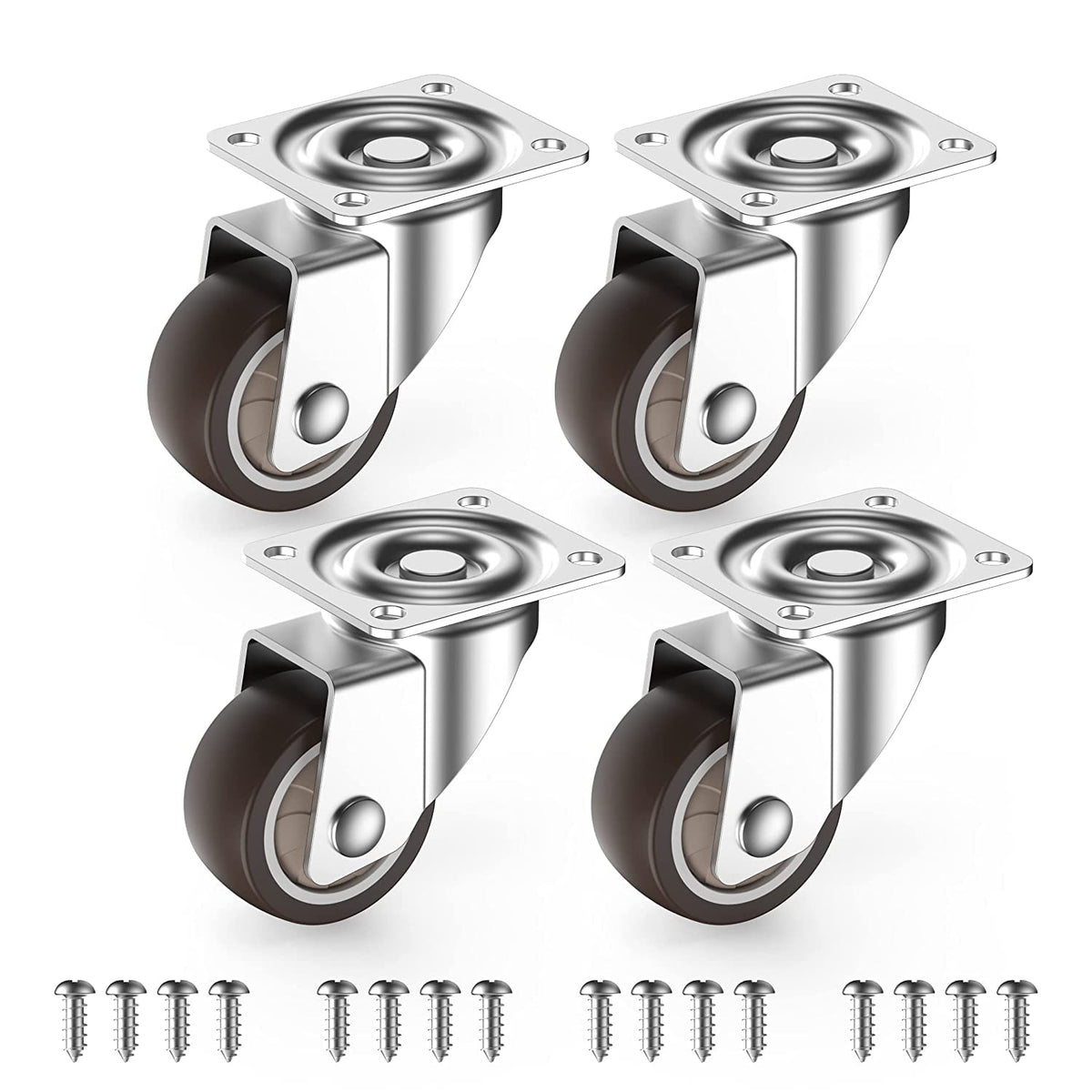 1inch Small Caster Wheels Set of 4 B967
