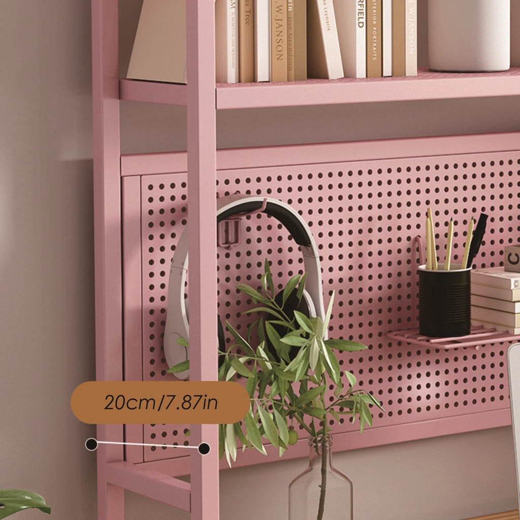 White Metal Desktop Bookshelf H986