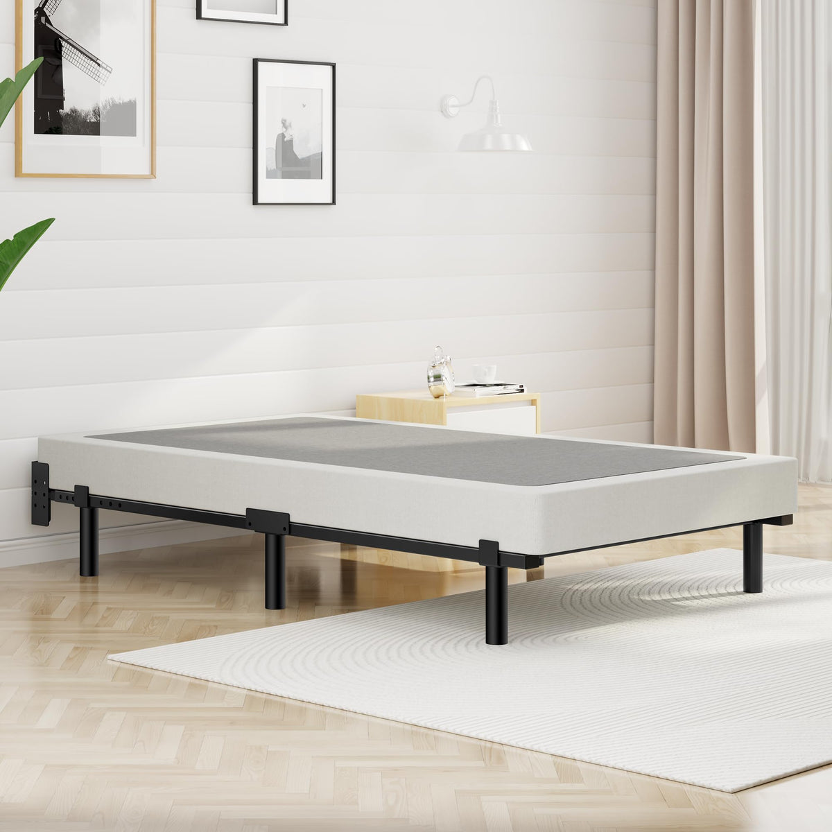 7 Inch Heavy Duty Metal Twin Bed Frame M506