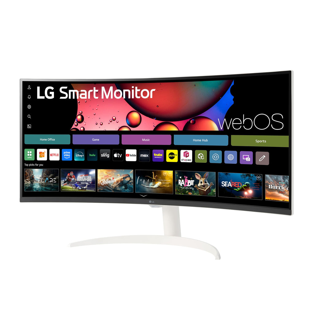 34-inch QHD Curved UltraWide Smart Monitor with Built-in Speaker U53875