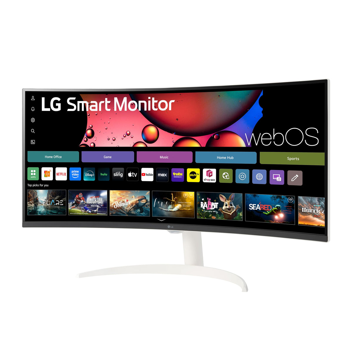 34-inch QHD Curved UltraWide Smart Monitor with Built-in Speaker U53875