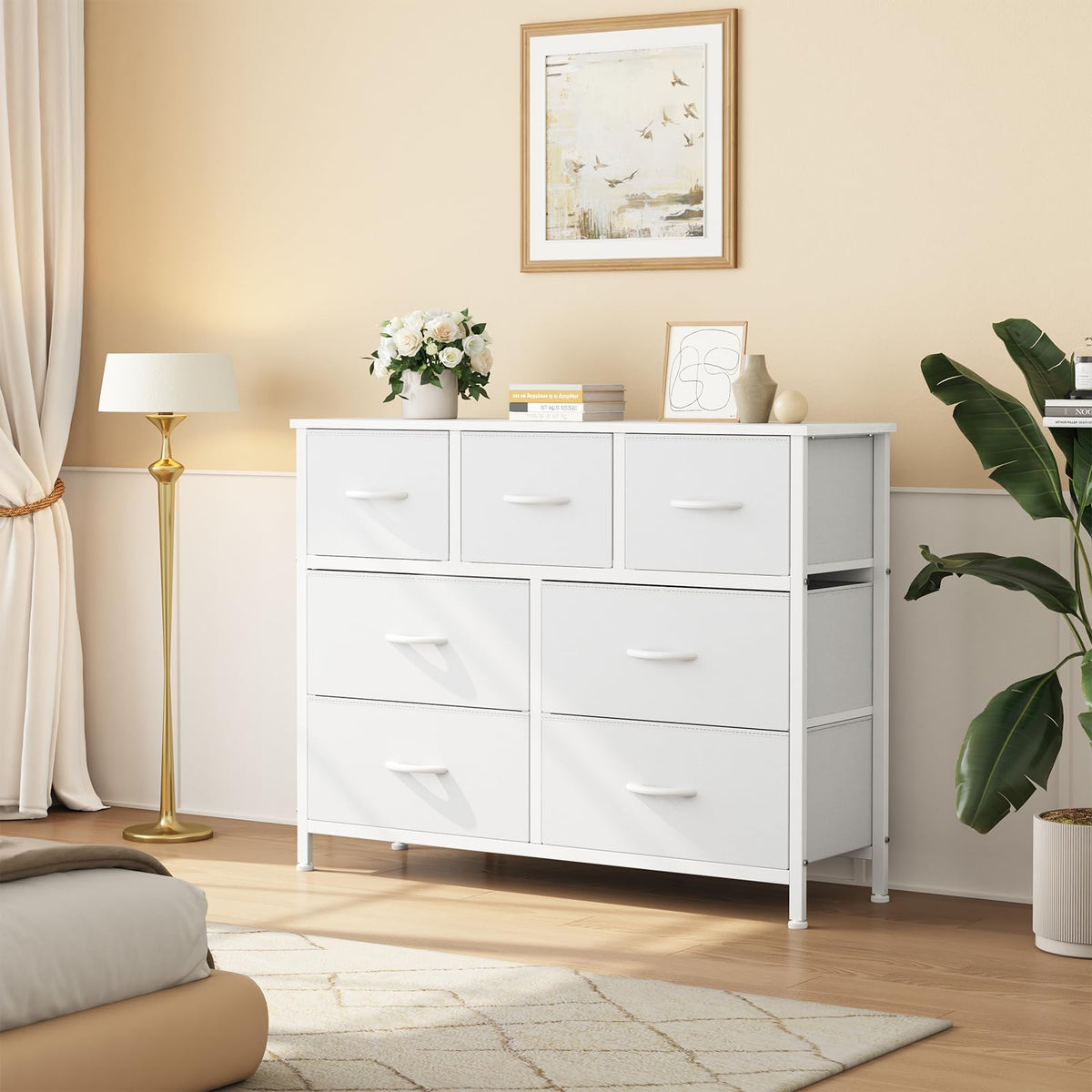 7 Drawer Fabric Dresser I502345
