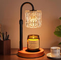 Walnut Candle Warmer Lamp with Timer U40247
