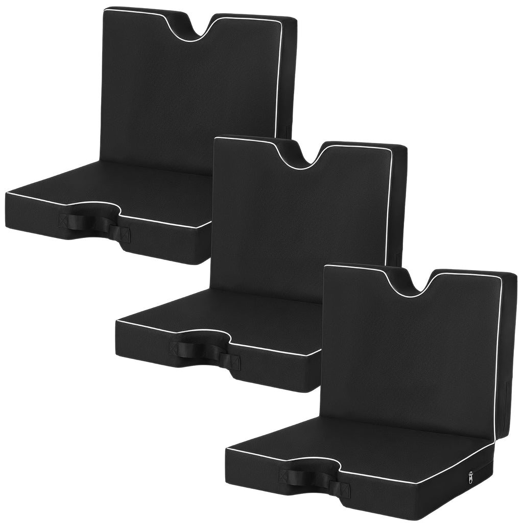 3 Pcs Portable Bleacher Chair Cushions with Handle F818598