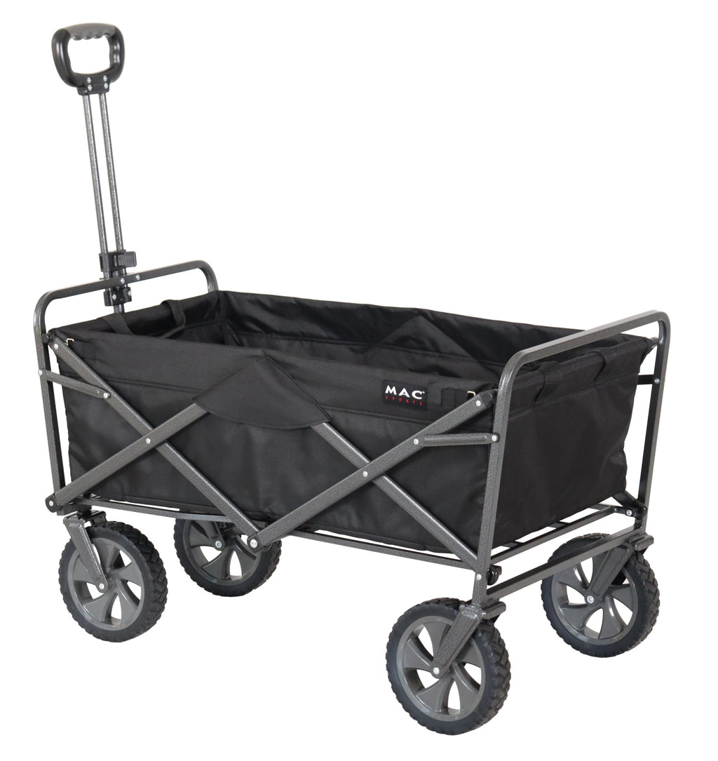 Collapsible Folding Outdoor Utility Wagon, Black X54066