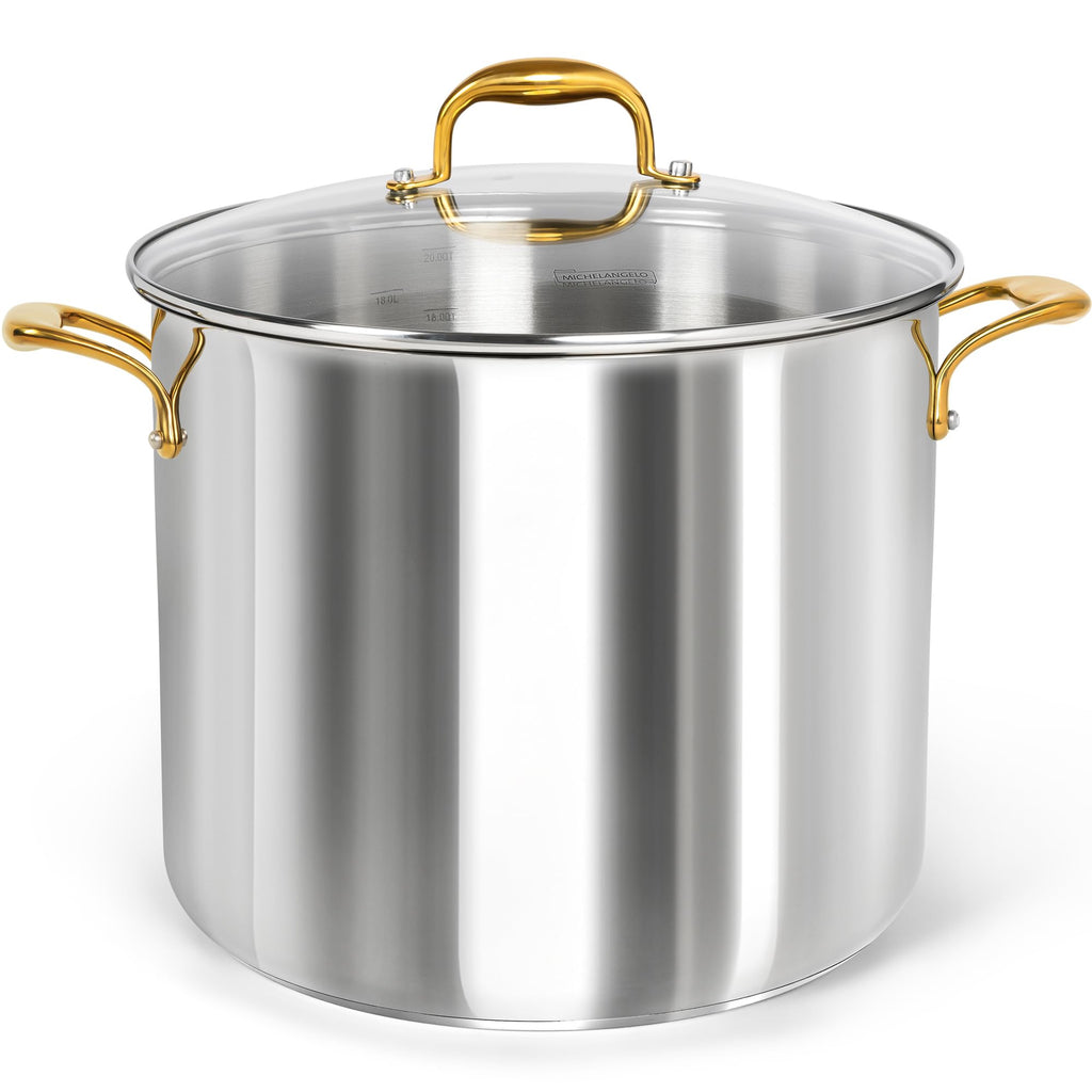 20 Quart Stainless Steel Stock Pot with Lid A82302