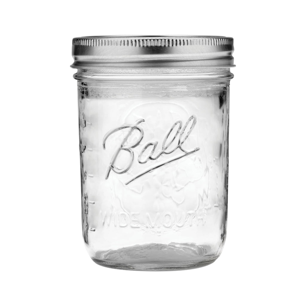 Wide Mouth Pint Mason Jars with Lids & Bands 16-oz 2-Pack G152279