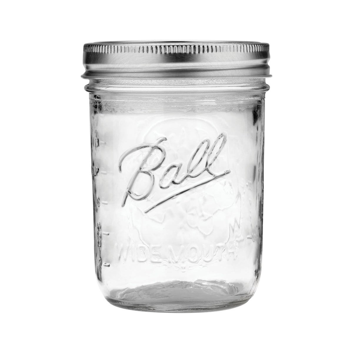 Wide Mouth Pint Mason Jars with Lids & Bands 16-oz 2-Pack G152279