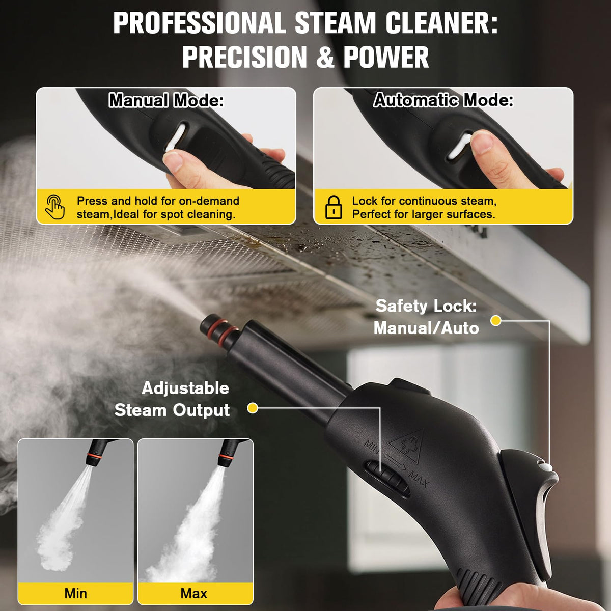 4.5 Bar 300°F Steam Cleaner K517