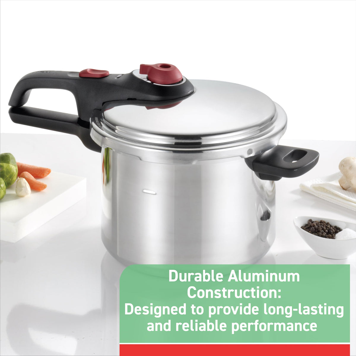6-Quart Aluminum Pressure Cooker P839