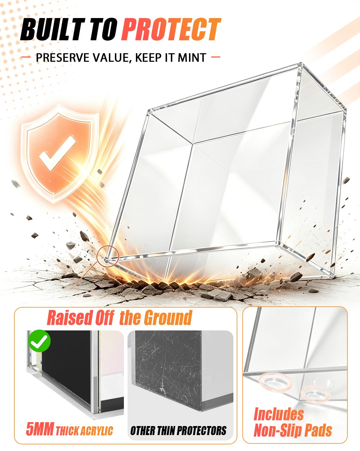Acrylic ETB Protector Case 3 Pack E25794