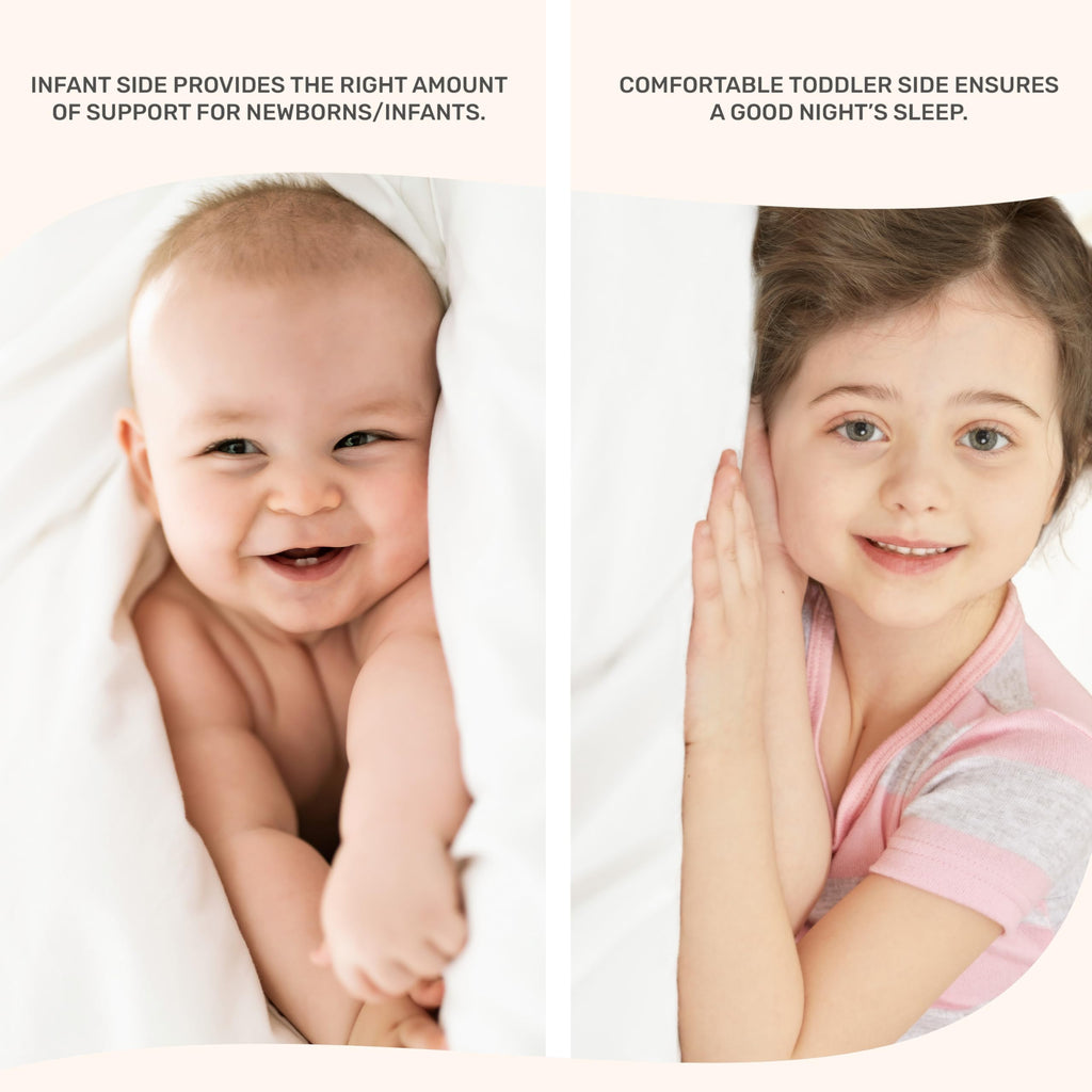 2-in-1 Mini Crib Mattress, Dual-Sided Waterproof F32036