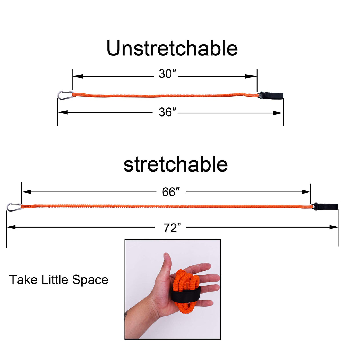 Orange Paddle Leash E195592