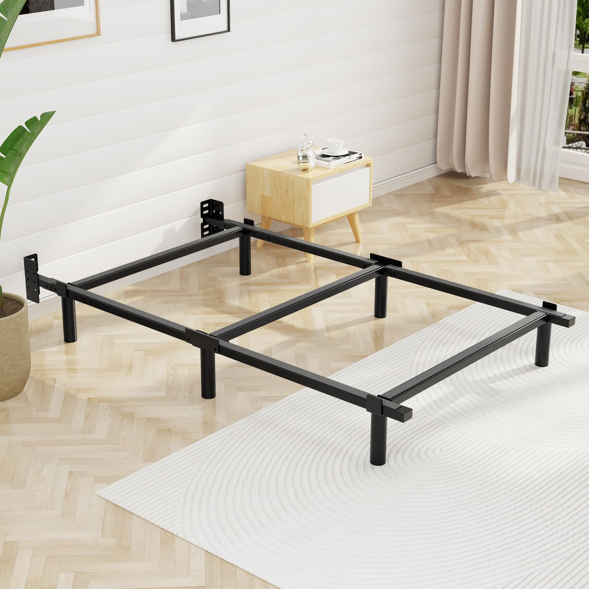7 Inch Heavy Duty Metal Twin Bed Frame M506