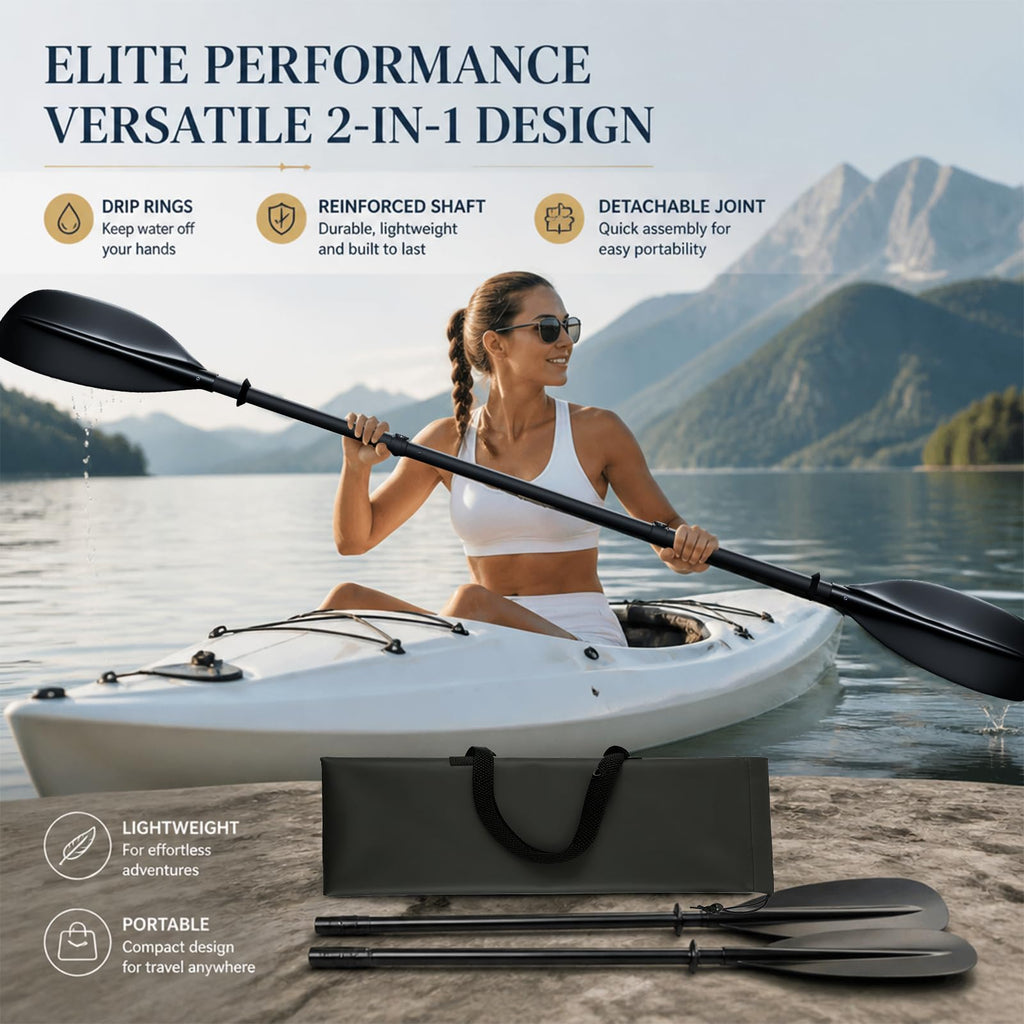 Heavy Duty Portable Kayak Paddle with Non-Slip Grip L73011