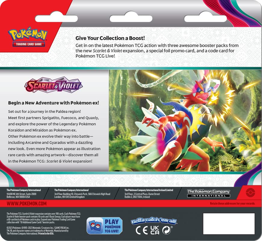 Pokemon TCG 3 Pack Blister I52229