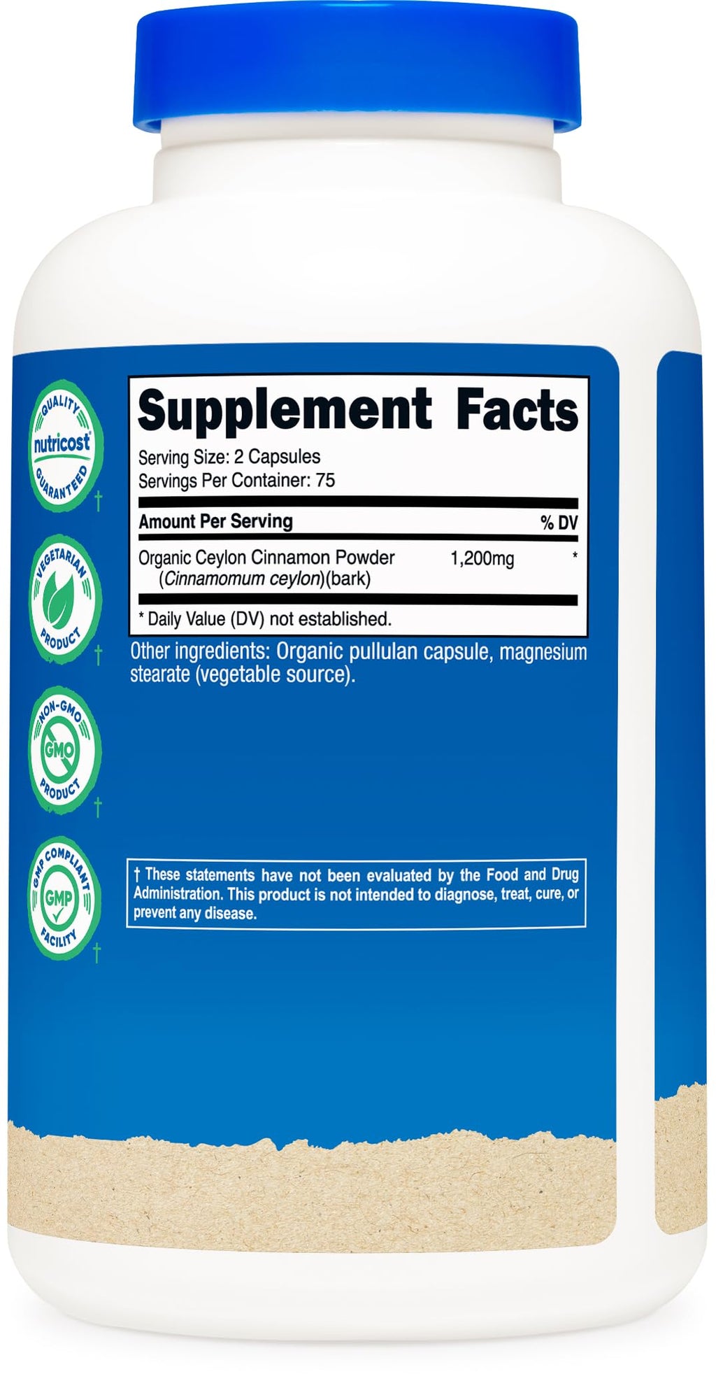 Cinnamon 1,200mg 150 Capsules A949316