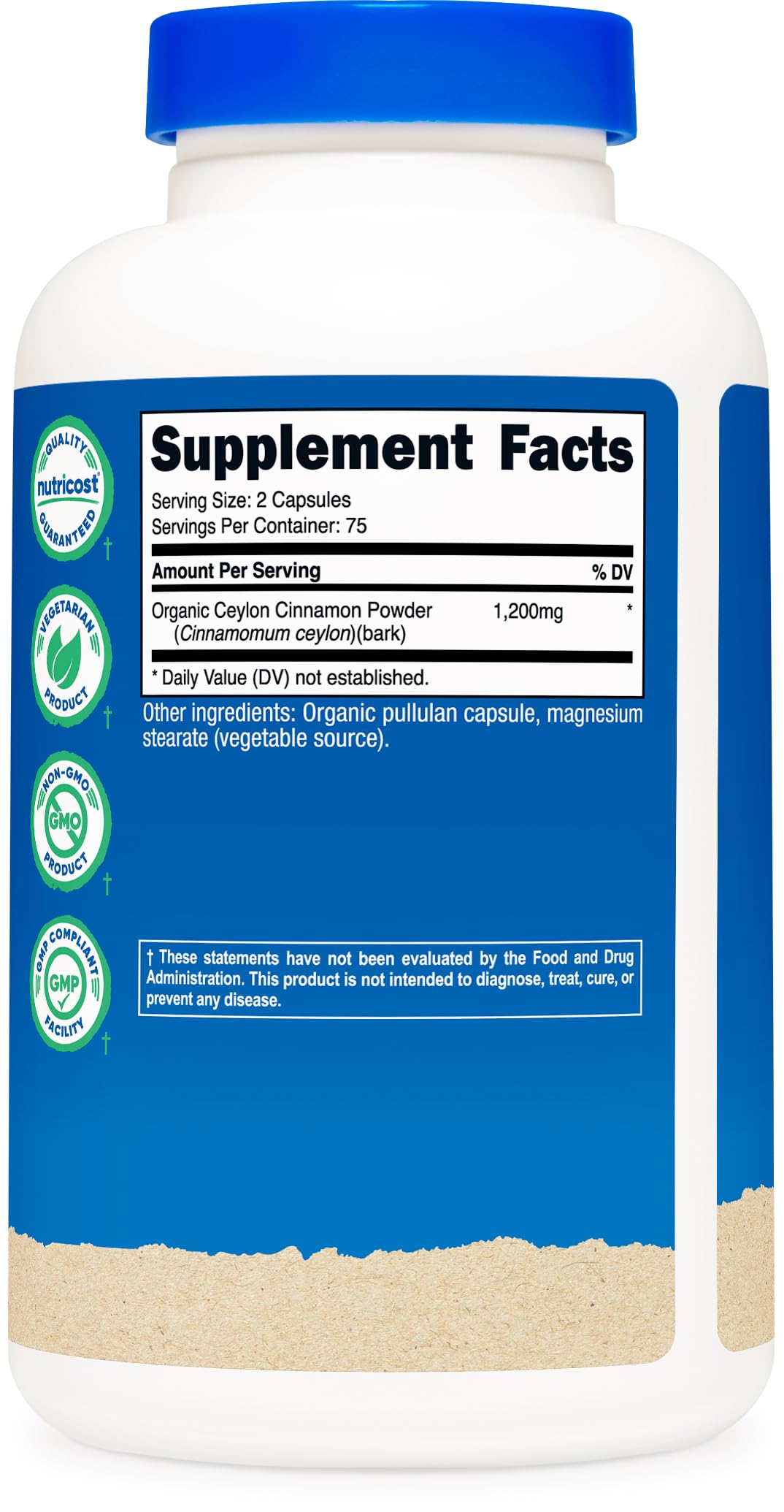 Cinnamon 1,200mg 150 Capsules A949316