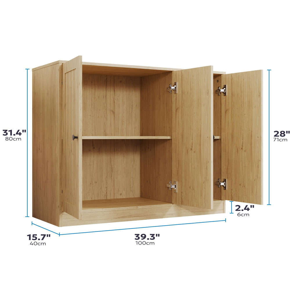 Buffet Cabinet with 3 Doors and Adjustable Shelf X905869