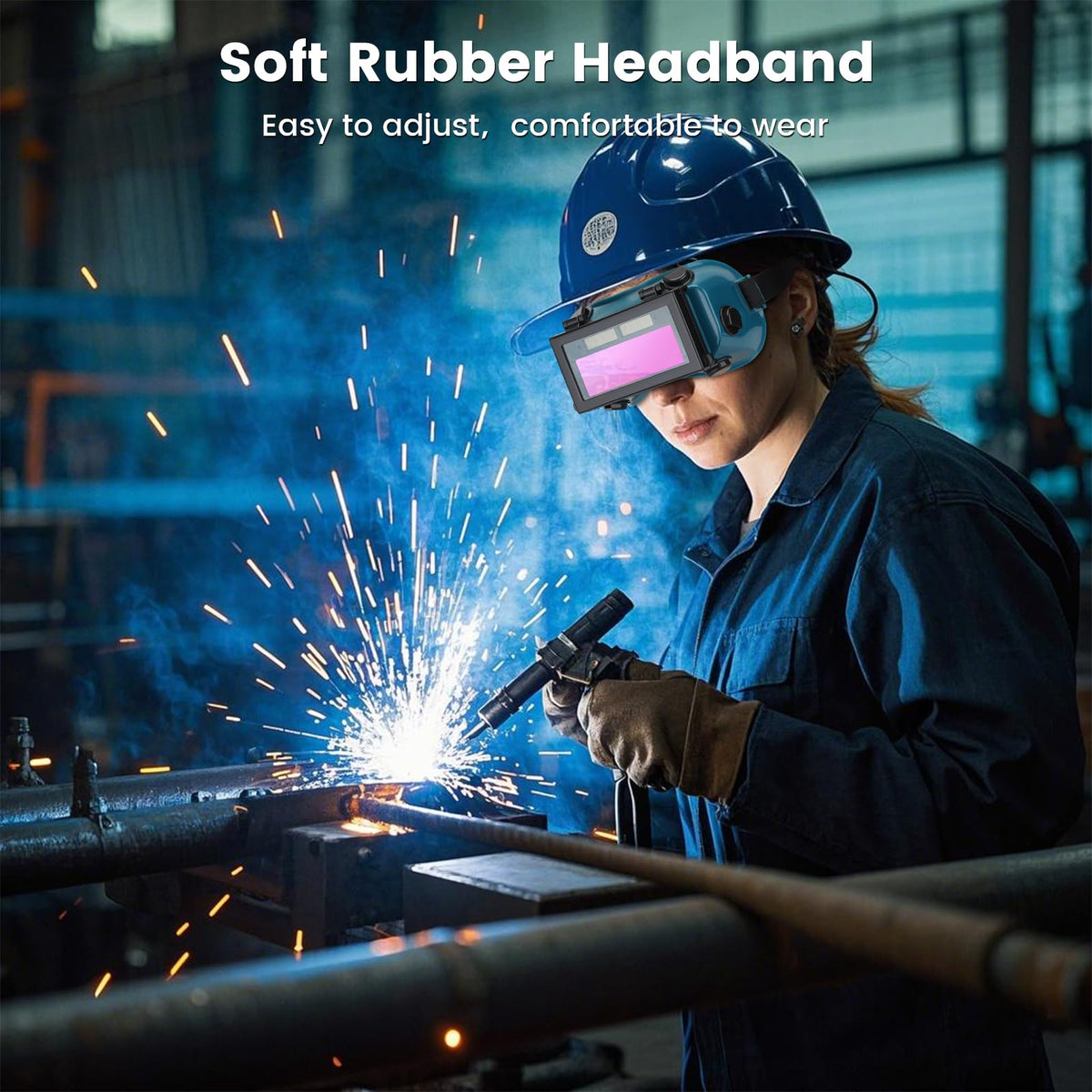 Auto-Darkening Welding Goggles with Flip-Up Lens R46618
