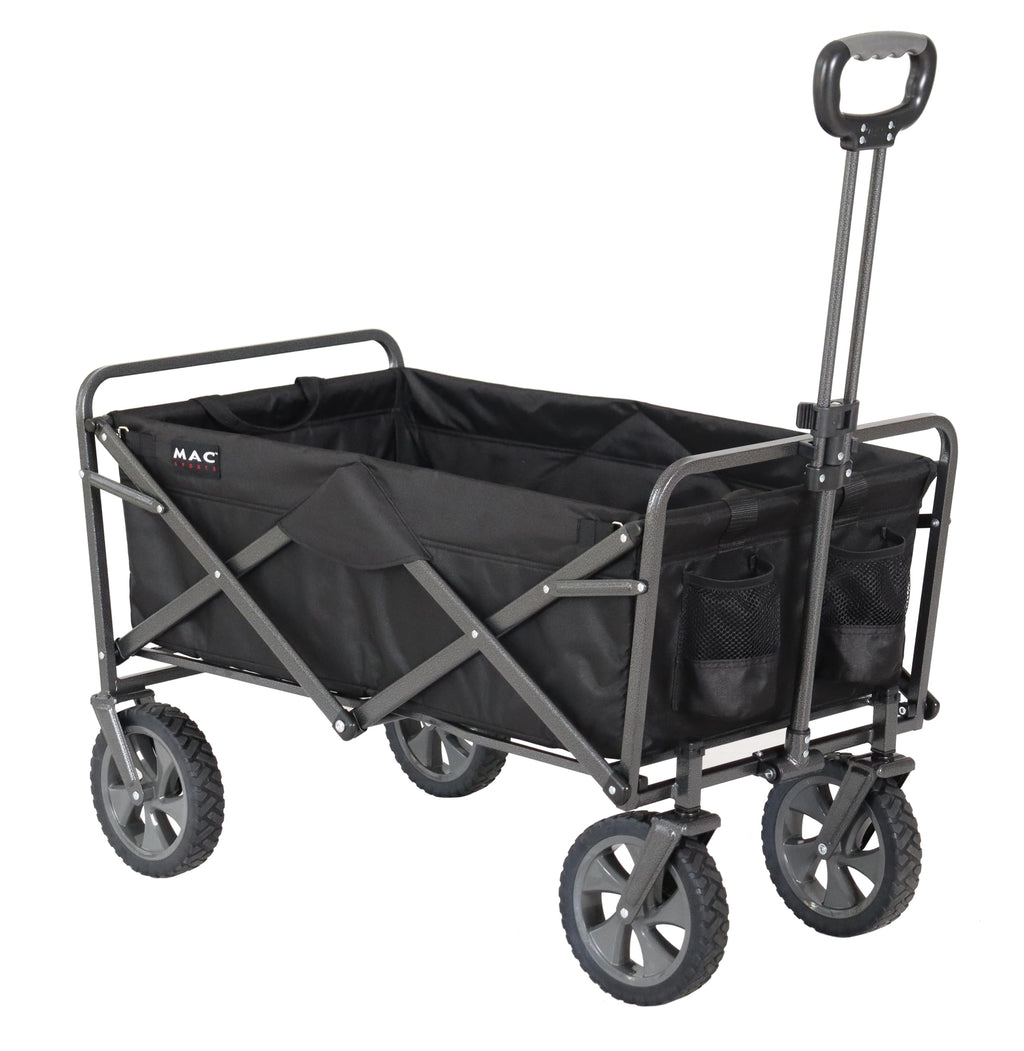 Collapsible Folding Outdoor Utility Wagon, Black X54066