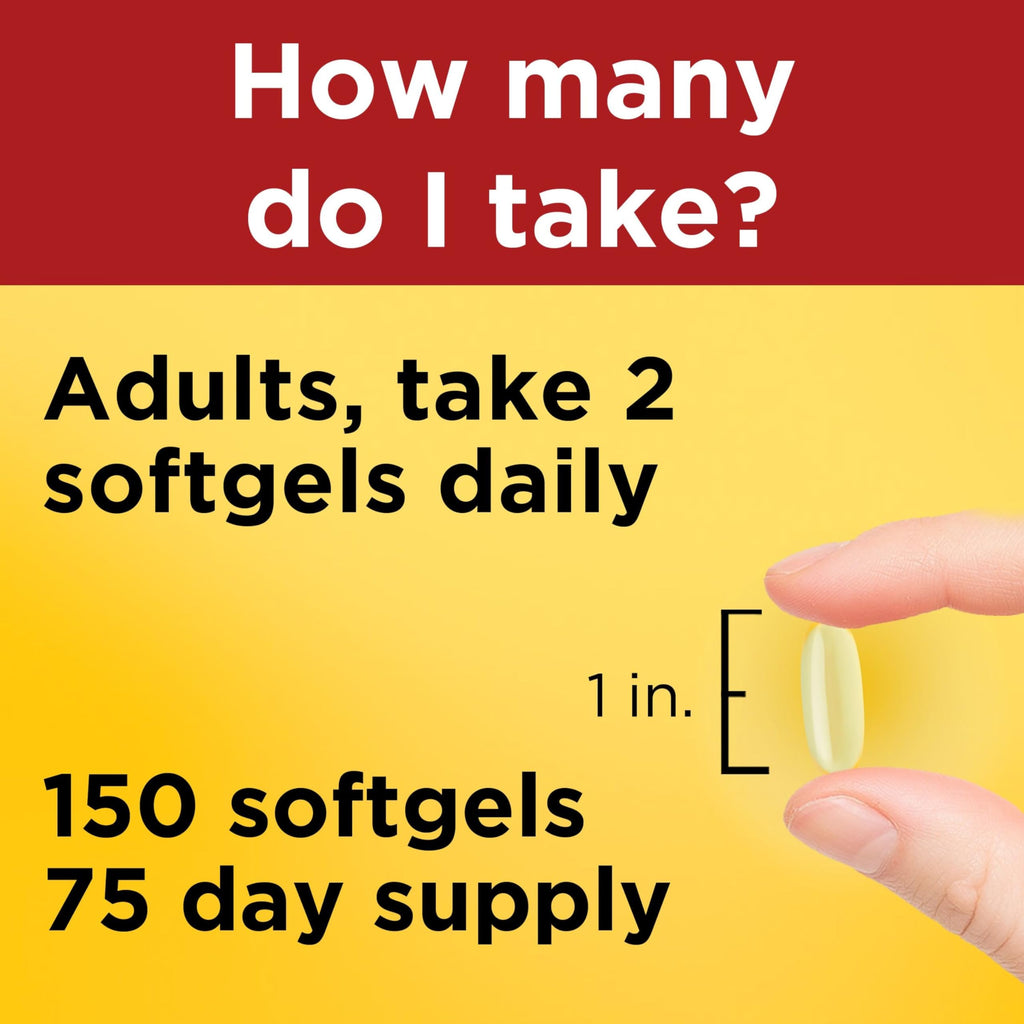 Fish Oil Omega 3 Supplements 1200 mg Softgels Q4221