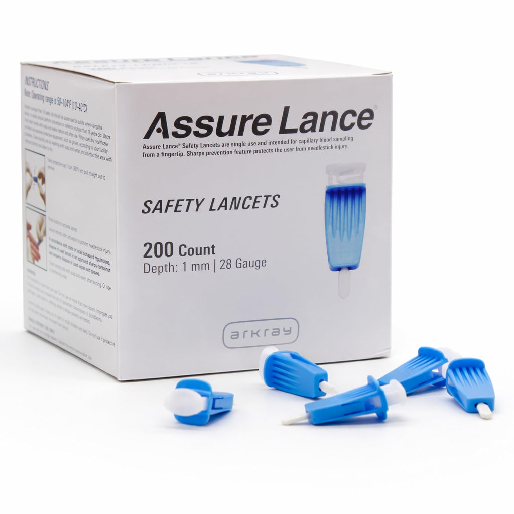 28G 1mm Safety Lancets, 200 Count M43613