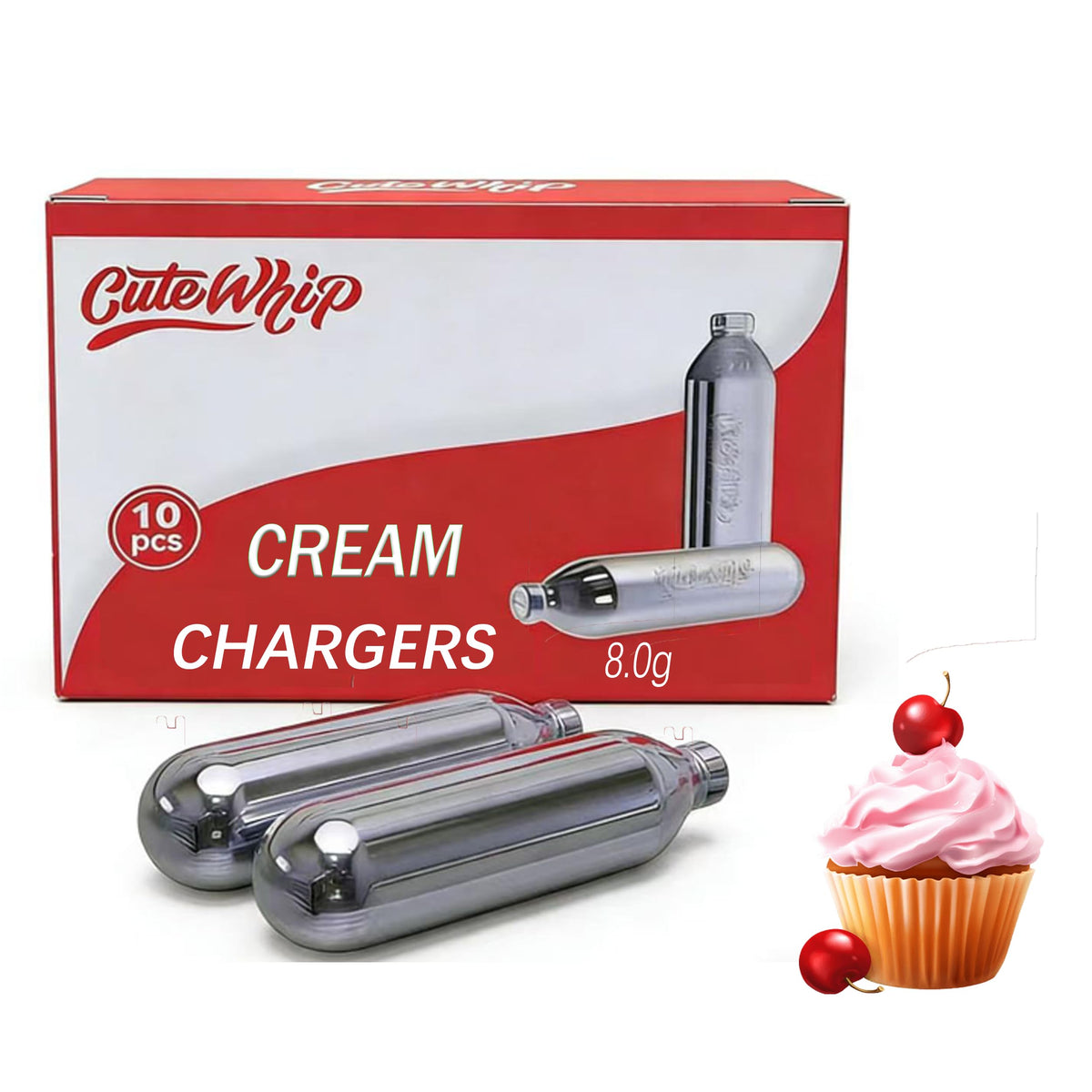 8g Whipped Cream Chargers 10-Pack Q40563