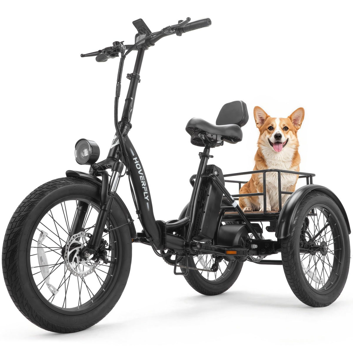 Electric Tricycle for Adults 750W Peak Motor 20"x3" Fat Tire P881