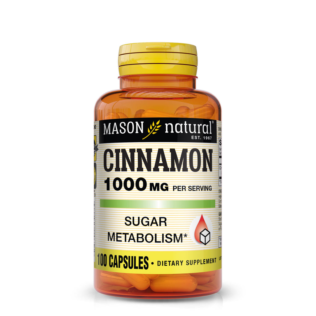 Cinnamon 1000 mg 100 Capsules Herbal Dietary Supplement P1192