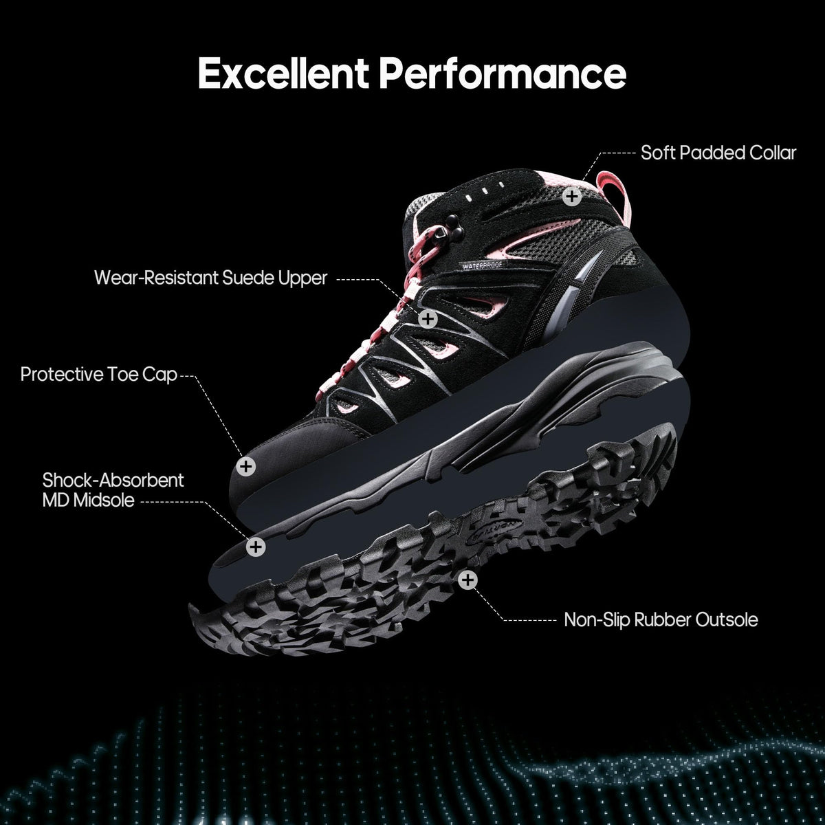 Waterproof Hiking Boots F41836
