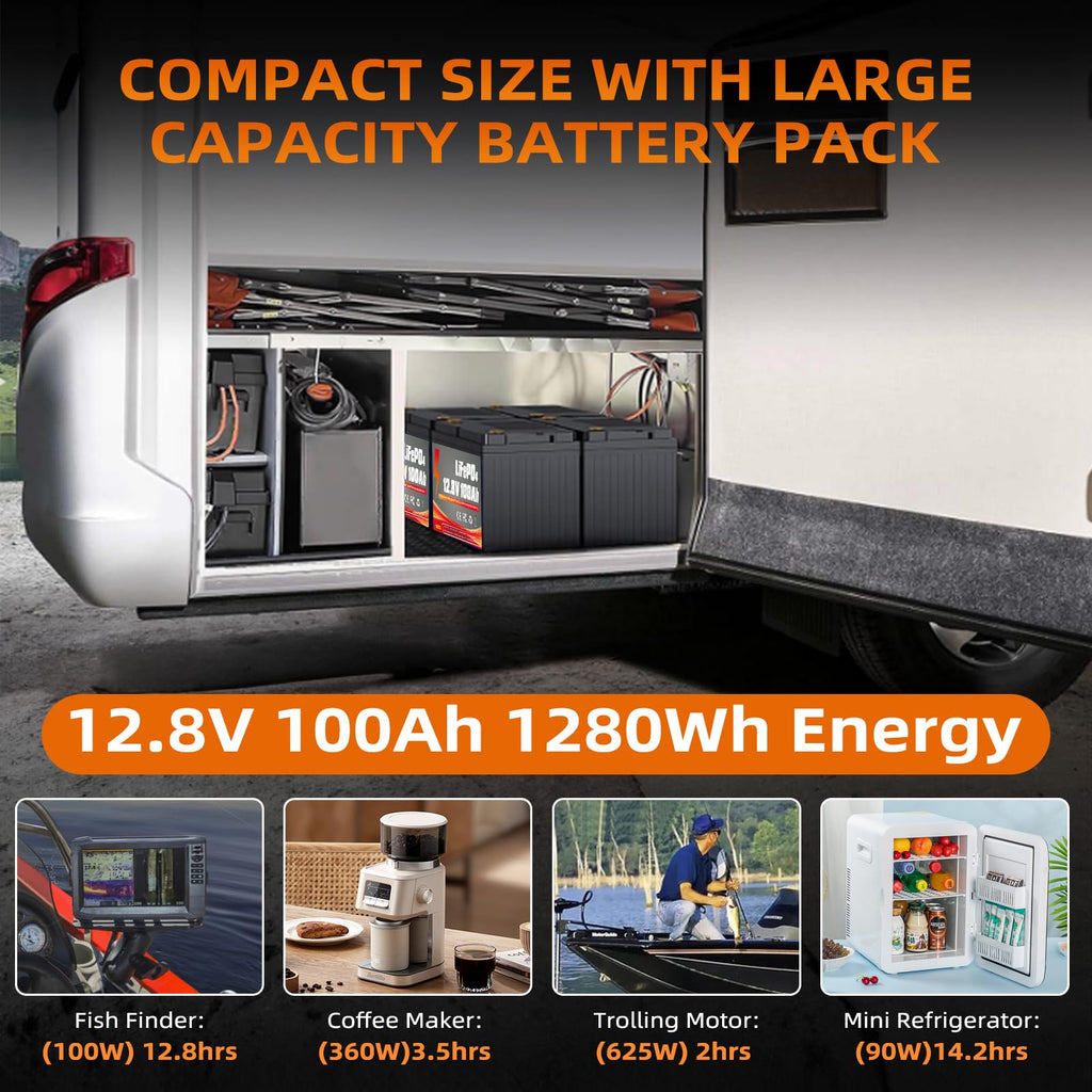 12V 100Ah LiFePO4 Battery A26794