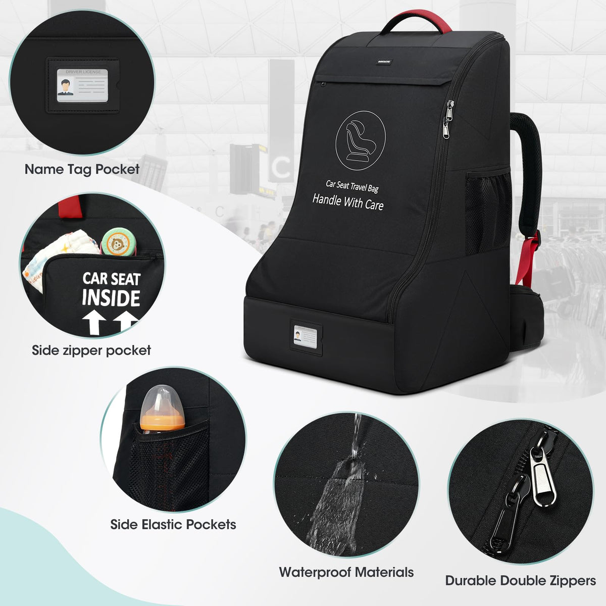 Padded Car Seat Travel Bag R202