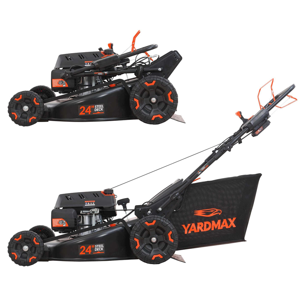 24 in. 201cc Gas Self Propelled Lawn Mower X69790