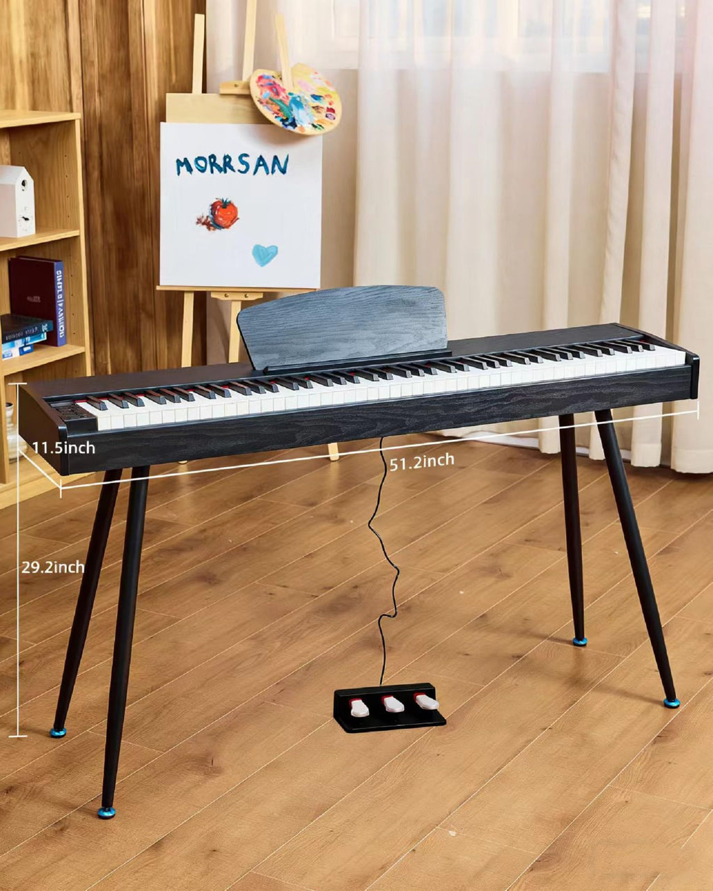 88 Key Weighted Digital Piano T24888