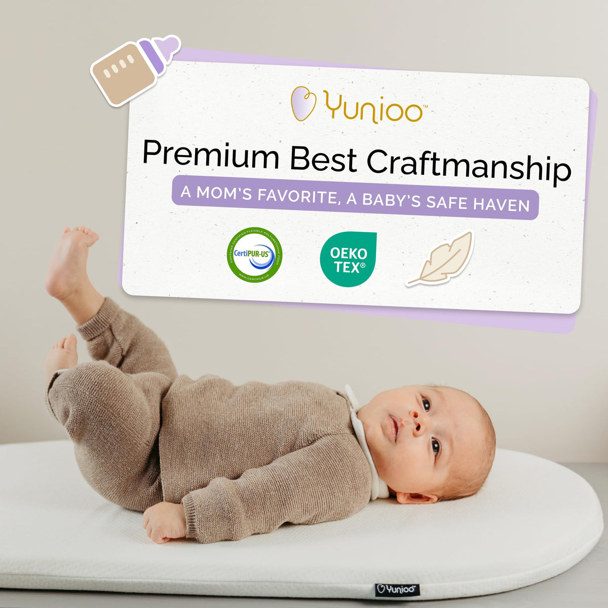 Foldable Baby Changing Pad 29” x 15” Waterproof Ultra Soft H606414
