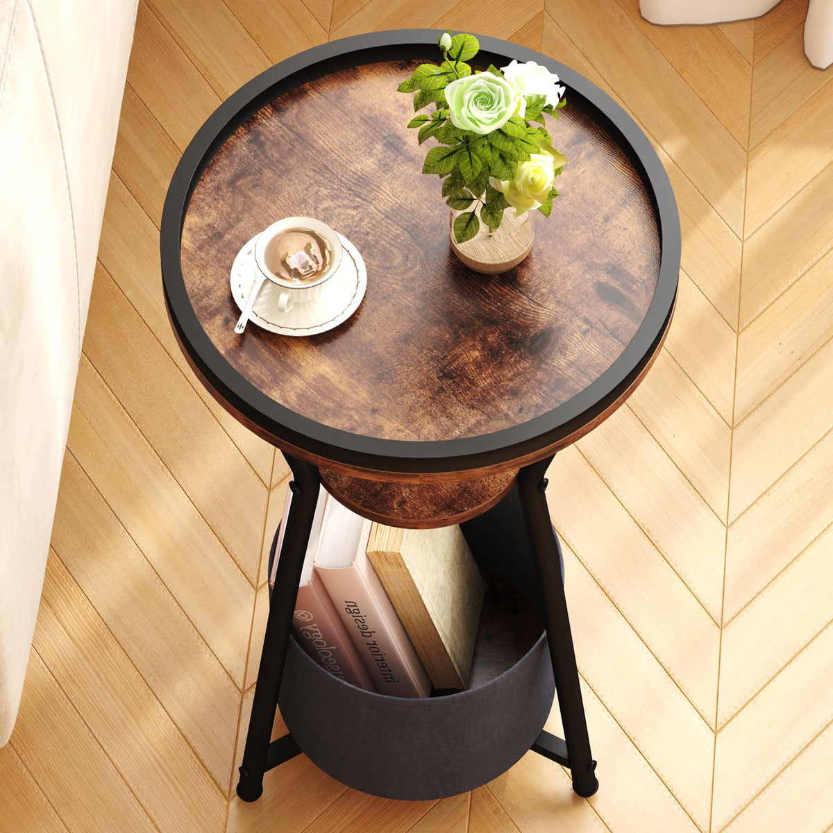 Round 3-Tier Side Table D4026