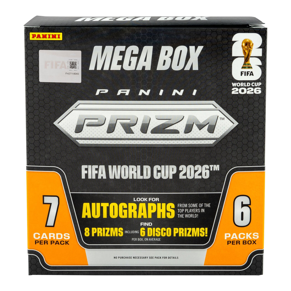 2026 Panini Prizm FIFA World Cup Trading Cards Mega Box B995558